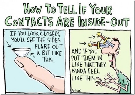 Instructional Contact Lenses Comic 