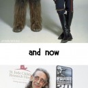 Chewie and Han Now and Then