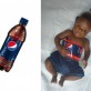 Cute Kid Dressed As a Bottle