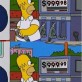 Homer Simpson at the Gas Station
