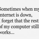 When The Internet Is Down…