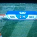 When Nigeria plays against Germany