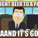 Bring Beer To a Party…