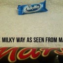 The Milky Way As Seen From Mars
