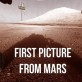 First Picture From Mars