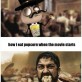 Eating Popcorn at the Movies