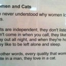 Women and Cats