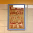 Employees must wash hands…