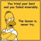 Homers Life Advice