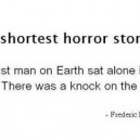 The Shortest Horror Story