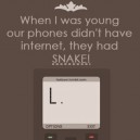Phones When I Was Young