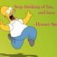 Wise Words From Homer Simpson