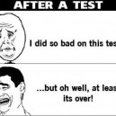 After a Test