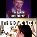Bad Luck Brian gets a new girl friend