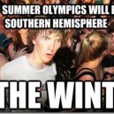 Sudden realization about Olympic Games