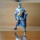 Characters made out of aluminum cans
