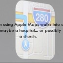 A man using Apple Maps walks into a bar…