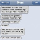 Text Message – Idiot Mom