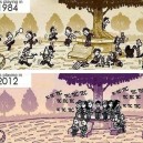 Kids playing then and now
