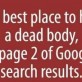 Where Is The Best Place To Hide A Dead Body?