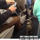 Smile and wave