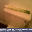 Leak in the bathroom