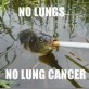 No Lungs