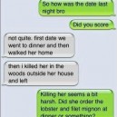 Text Message, First date