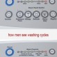 How men see washing cycles