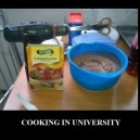 Cooking In University