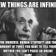 Infinite things