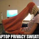 Laptop privacy Sweater