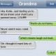 SMS from Grandma