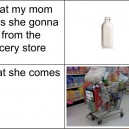 Going to the grocery store