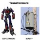 Transformers. Expectation vs. Reality