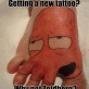 Zoidberg Foot Tattoo
