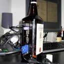 Computer Whiskey Bottle