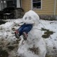 Hungry Snowman Eats Human