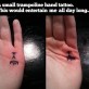 Trampoline hand tattoo