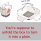 How to eat from a china food box