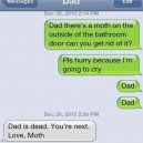 Awesome text from dad
