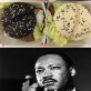 Black hamburger vs. White hamburger