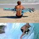Surfer boyfriend