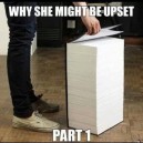Why she might be upset