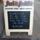 Exercise Sign
