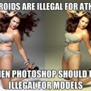 Steroids for models