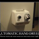 Automatic hand dryers