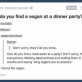 How do you find a vegan