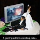 A gamer’s wedding cake…