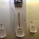 Guitar urinal